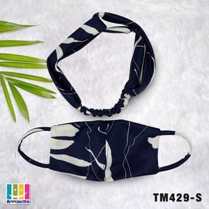 Annaella Headband / Turban & Face Mask Set, TM429S